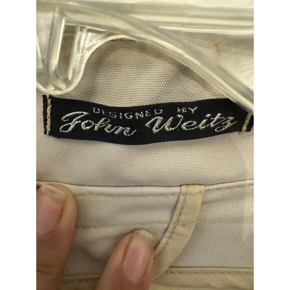 Vintage Harbormaster Trench Coat Mens Large Belted Made in USA John Weitz 80s - Picture 5 of 14